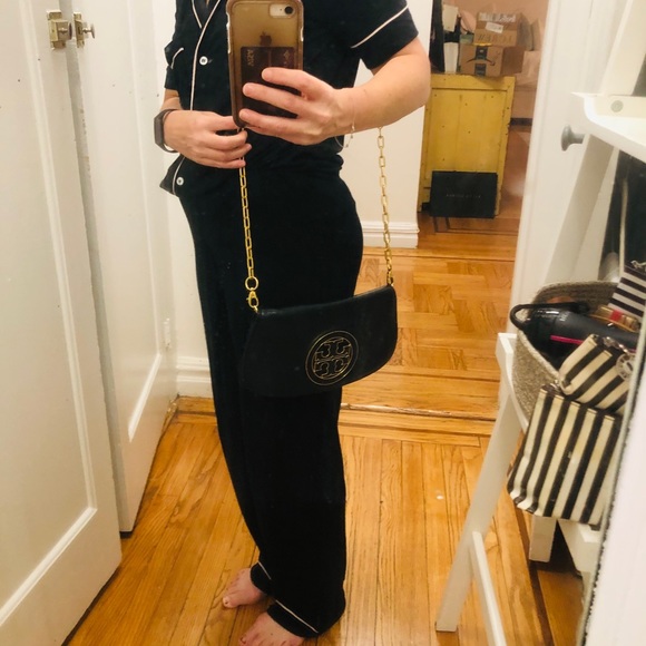 TORY BURCH Navy Leather Handbag - Picture 5 of 7